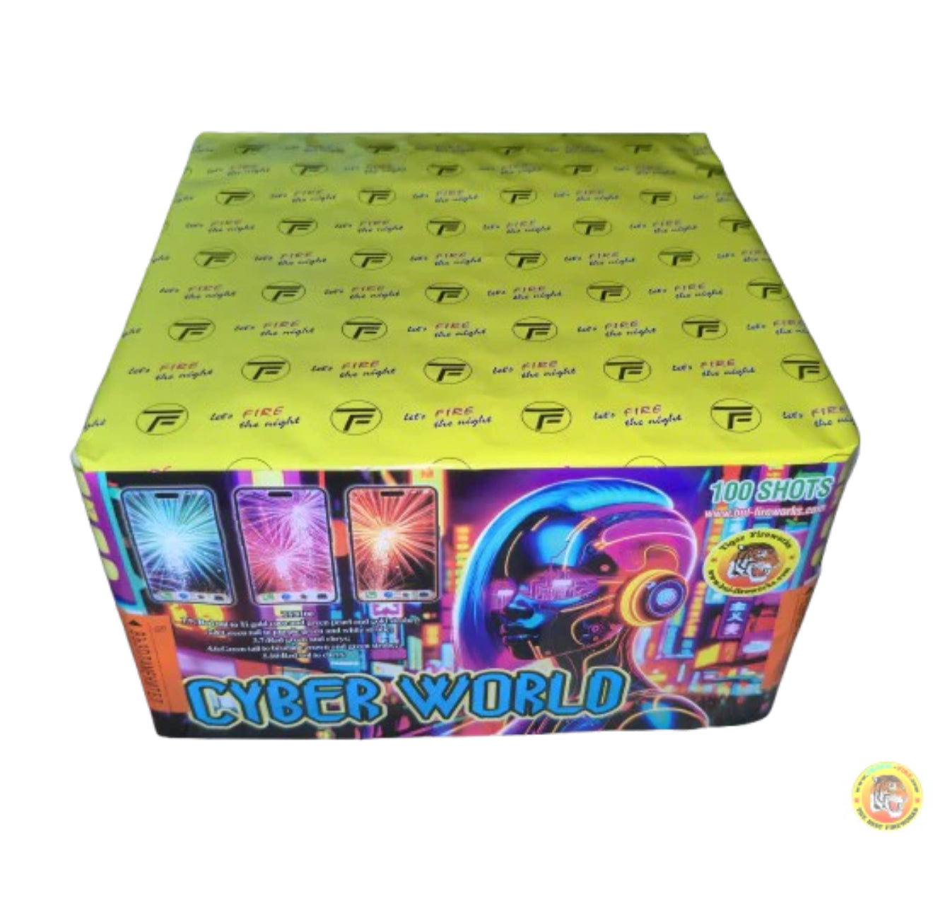 Baterie de artificii 100 focuri 30 mm Tropic Cyber World