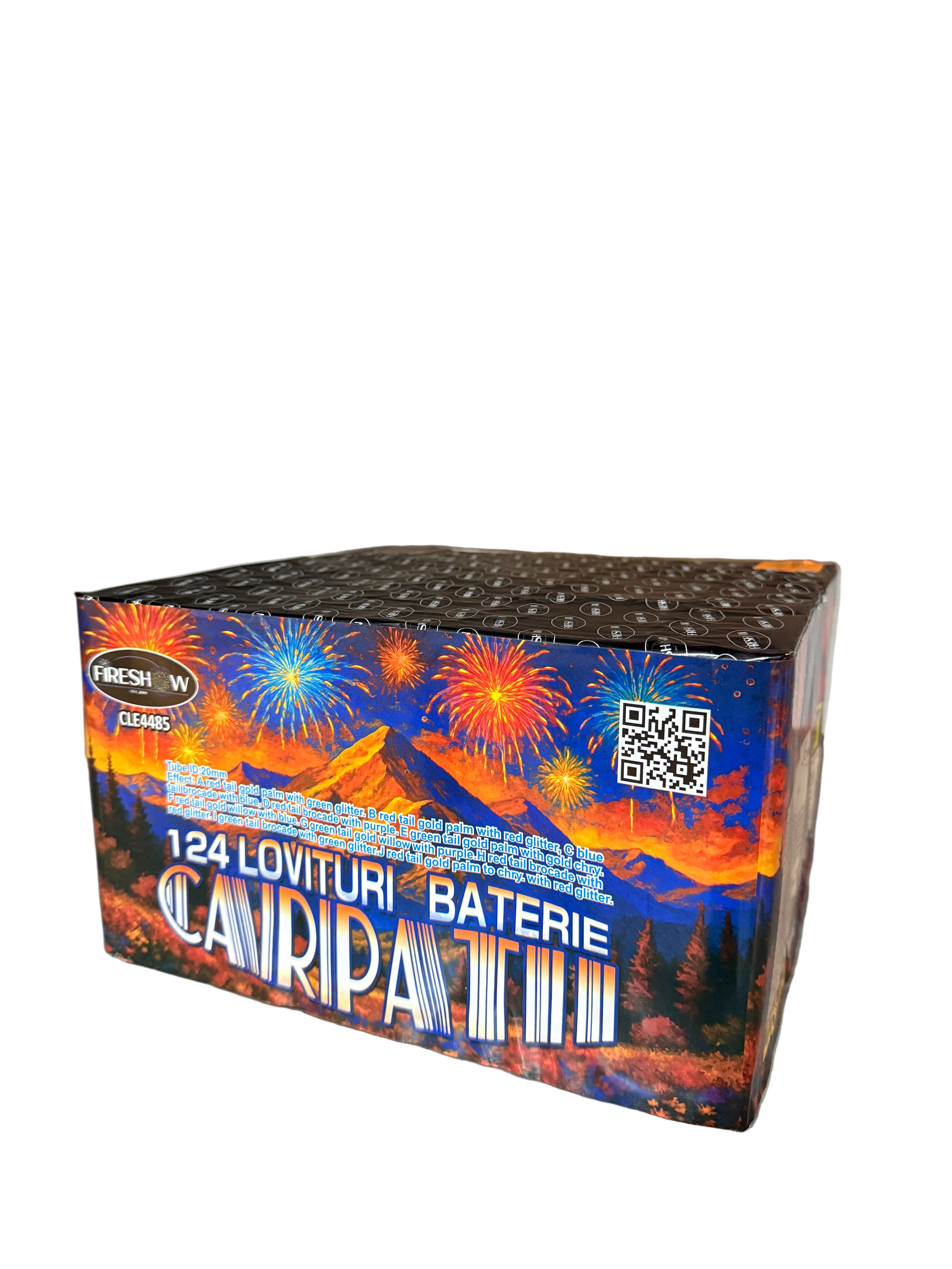 Baterie de artificii 124 focuri 20 mm Carpatii cle4485