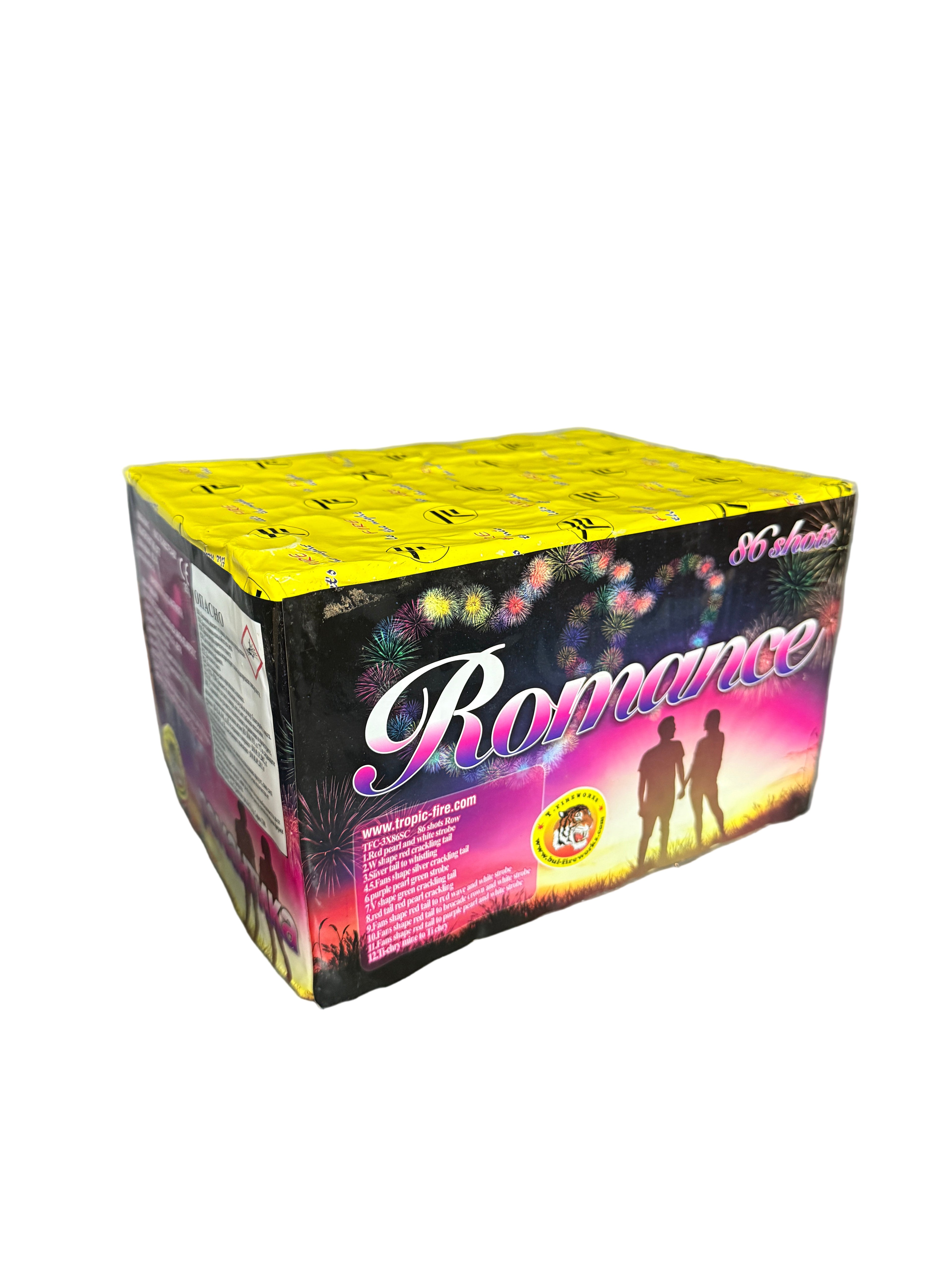 Artificie tip baterie 86 focuri Tropic Romance